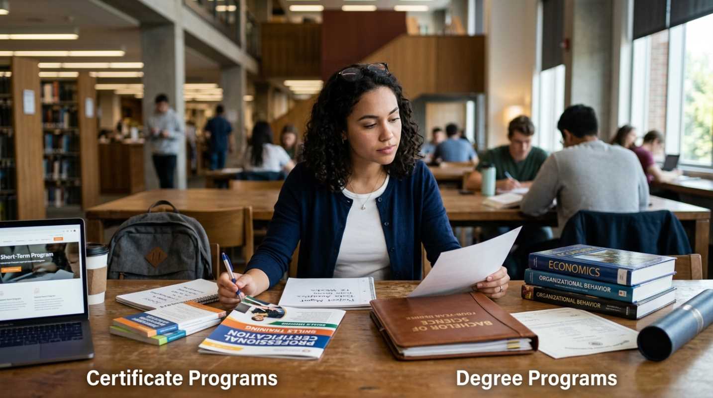 Certificate Programs vs Degree Programs